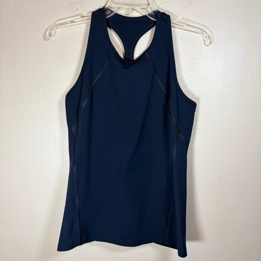 LNDR Womens Navy Blue Racerback Activewear Tank Top LTP01/7293 Size M